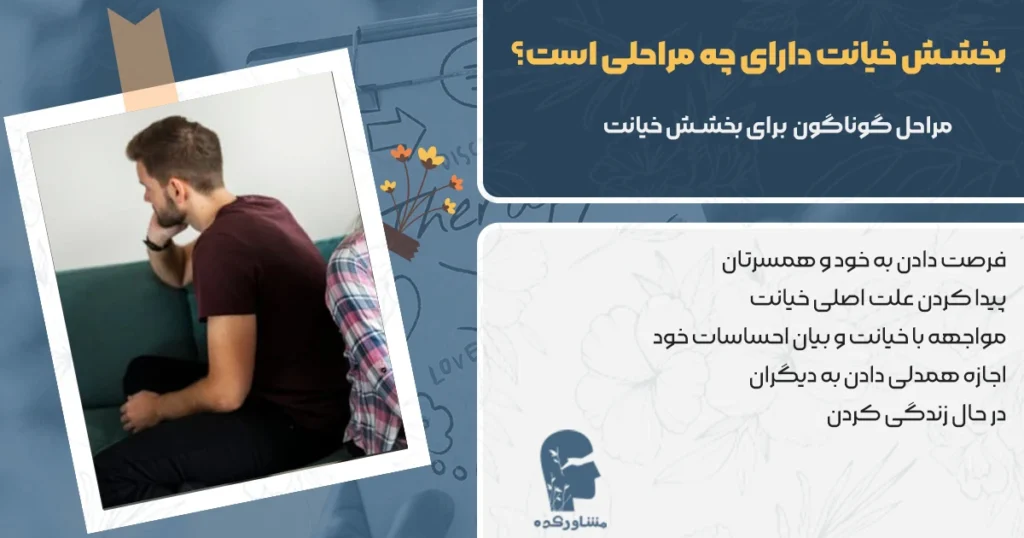 بخشش خیانت دارای چه مراحلی است؟