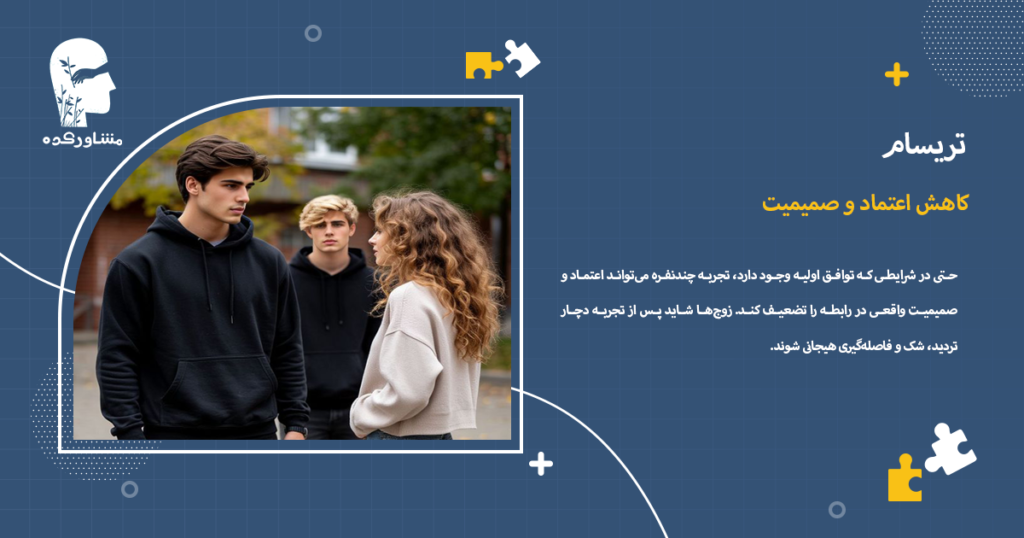 کاهش اعتماد و صمیمیت