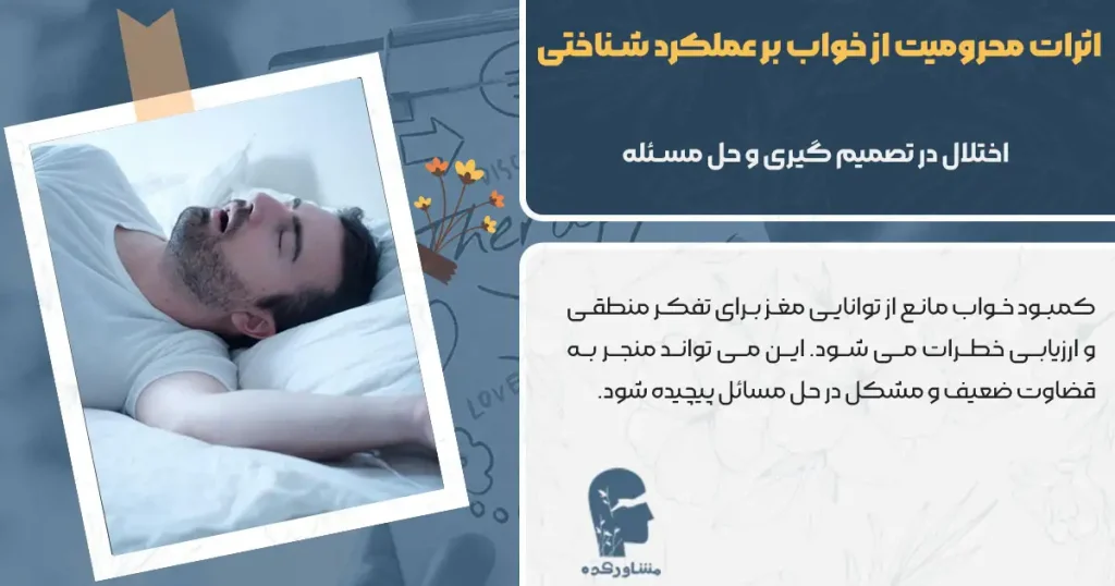 اثرات محرومیت از خواب بر عملکرد شناختی