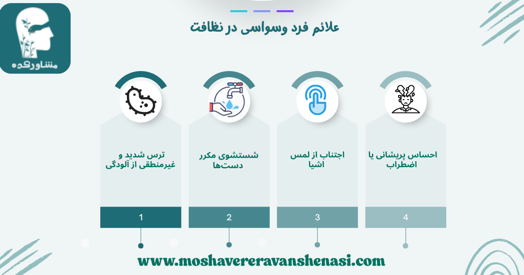 علایم فرد وسواسی در نظافت